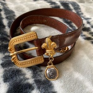 Vintage Brighton belt with sphinx charm
